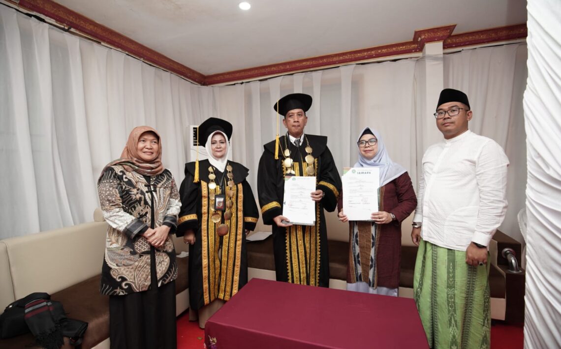 Sekolah Tinggi Ilmu Fiqih Syeikh Nawawi Tanara melakukan MoU dengan beberapa Perguruan Tinggi untuk Meningkatkan pelayanan pendidikan untuk Mahasiswa